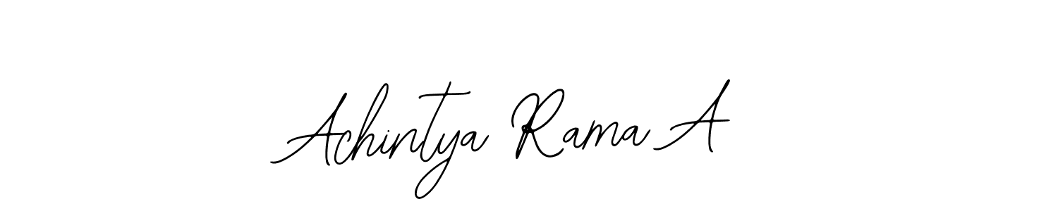 Make a beautiful signature design for name Achintya Rama A. With this signature (Bearetta-2O07w) style, you can create a handwritten signature for free. Achintya Rama A signature style 12 images and pictures png