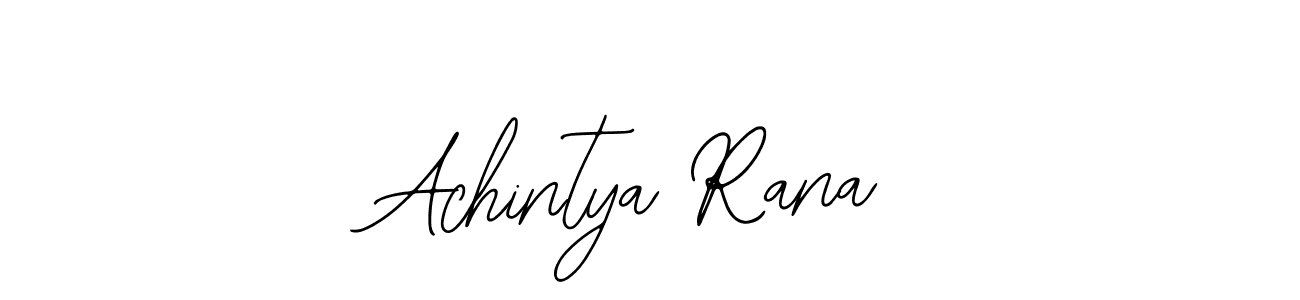 Use a signature maker to create a handwritten signature online. With this signature software, you can design (Bearetta-2O07w) your own signature for name Achintya Rana. Achintya Rana signature style 12 images and pictures png