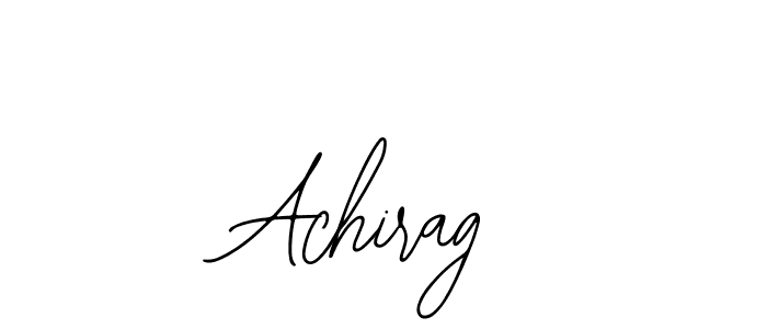 Make a beautiful signature design for name Achirag. Use this online signature maker to create a handwritten signature for free. Achirag signature style 12 images and pictures png