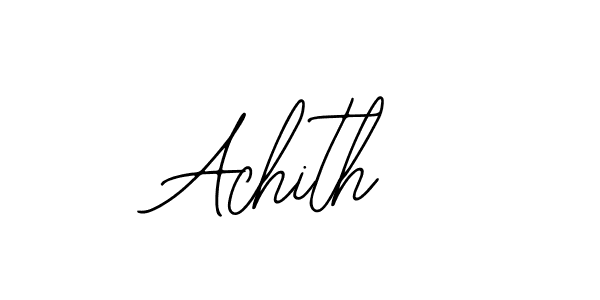 How to make Achith signature? Bearetta-2O07w is a professional autograph style. Create handwritten signature for Achith name. Achith signature style 12 images and pictures png