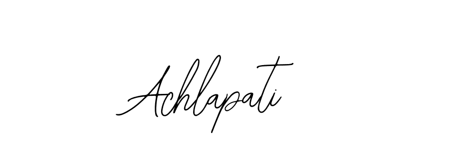 Create a beautiful signature design for name Achlapati. With this signature (Bearetta-2O07w) fonts, you can make a handwritten signature for free. Achlapati signature style 12 images and pictures png