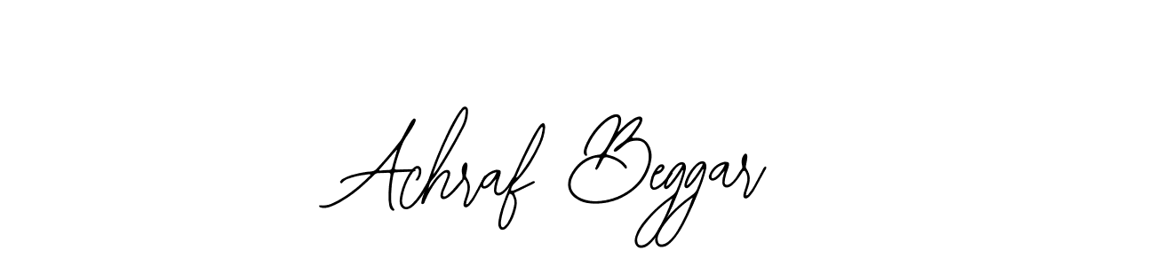 Design your own signature with our free online signature maker. With this signature software, you can create a handwritten (Bearetta-2O07w) signature for name Achraf Beggar. Achraf Beggar signature style 12 images and pictures png