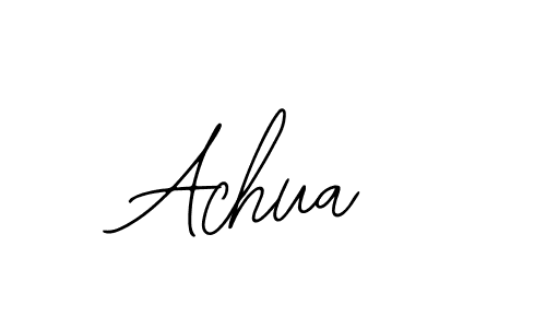 How to make Achua signature? Bearetta-2O07w is a professional autograph style. Create handwritten signature for Achua name. Achua signature style 12 images and pictures png