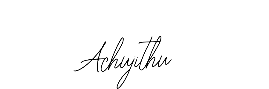 Make a beautiful signature design for name Achujithu. With this signature (Bearetta-2O07w) style, you can create a handwritten signature for free. Achujithu signature style 12 images and pictures png