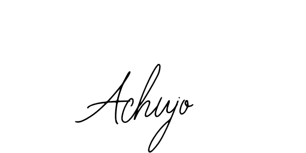 Create a beautiful signature design for name Achujo. With this signature (Bearetta-2O07w) fonts, you can make a handwritten signature for free. Achujo signature style 12 images and pictures png