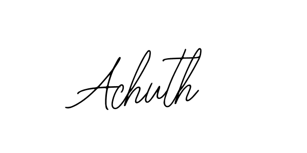 This is the best signature style for the Achuth name. Also you like these signature font (Bearetta-2O07w). Mix name signature. Achuth signature style 12 images and pictures png