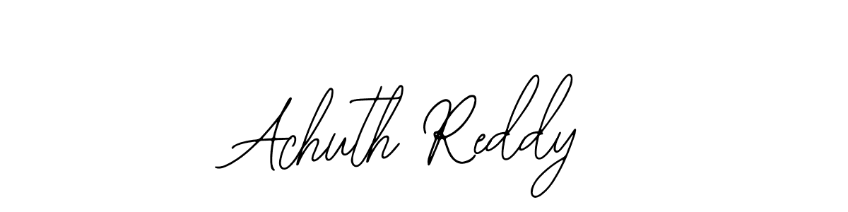 This is the best signature style for the Achuth Reddy name. Also you like these signature font (Bearetta-2O07w). Mix name signature. Achuth Reddy signature style 12 images and pictures png