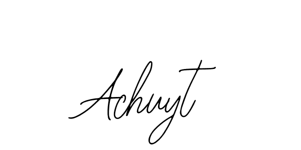 Also we have Achuyt name is the best signature style. Create professional handwritten signature collection using Bearetta-2O07w autograph style. Achuyt signature style 12 images and pictures png