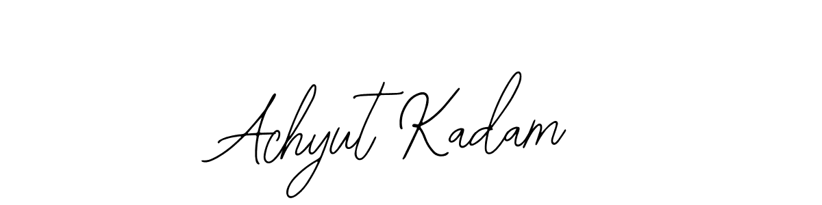 Check out images of Autograph of Achyut Kadam name. Actor Achyut Kadam Signature Style. Bearetta-2O07w is a professional sign style online. Achyut Kadam signature style 12 images and pictures png