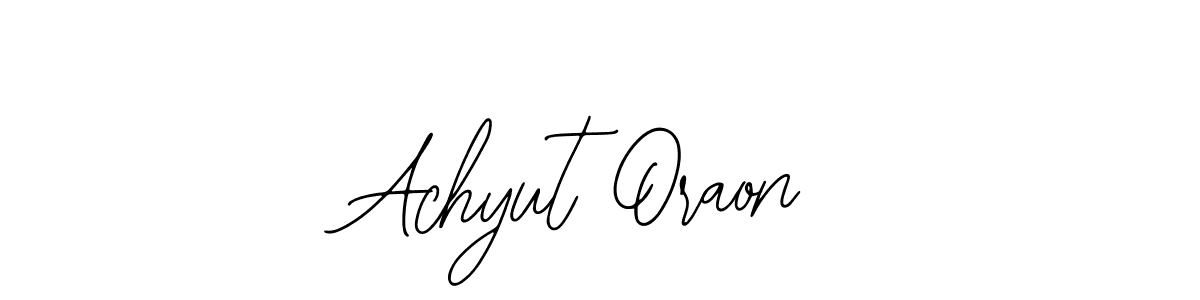 Also You can easily find your signature by using the search form. We will create Achyut Oraon name handwritten signature images for you free of cost using Bearetta-2O07w sign style. Achyut Oraon signature style 12 images and pictures png