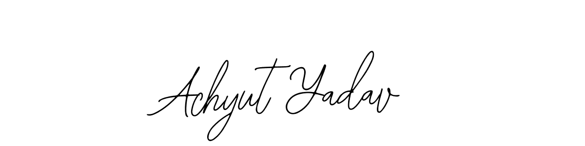 Also we have Achyut Yadav name is the best signature style. Create professional handwritten signature collection using Bearetta-2O07w autograph style. Achyut Yadav signature style 12 images and pictures png