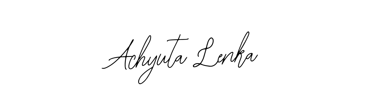 It looks lik you need a new signature style for name Achyuta Lenka. Design unique handwritten (Bearetta-2O07w) signature with our free signature maker in just a few clicks. Achyuta Lenka signature style 12 images and pictures png