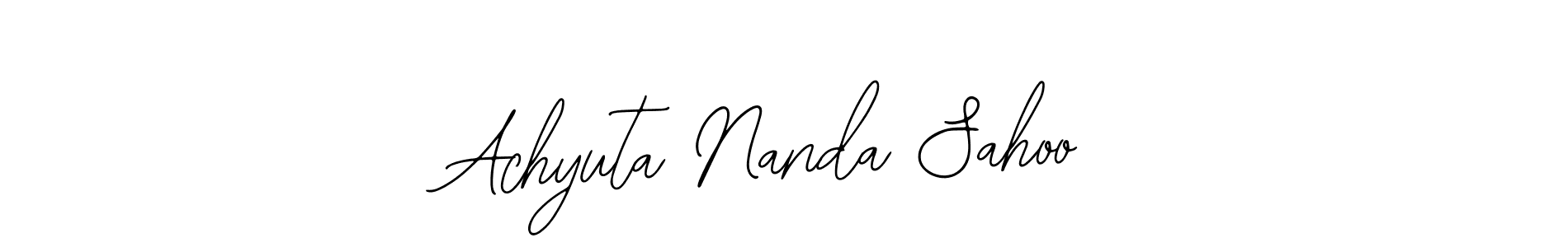 Design your own signature with our free online signature maker. With this signature software, you can create a handwritten (Bearetta-2O07w) signature for name Achyuta Nanda Sahoo. Achyuta Nanda Sahoo signature style 12 images and pictures png