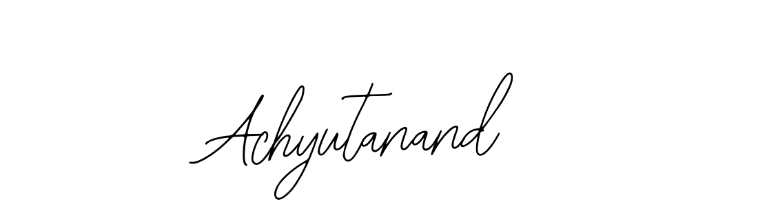 You should practise on your own different ways (Bearetta-2O07w) to write your name (Achyutanand) in signature. don't let someone else do it for you. Achyutanand signature style 12 images and pictures png