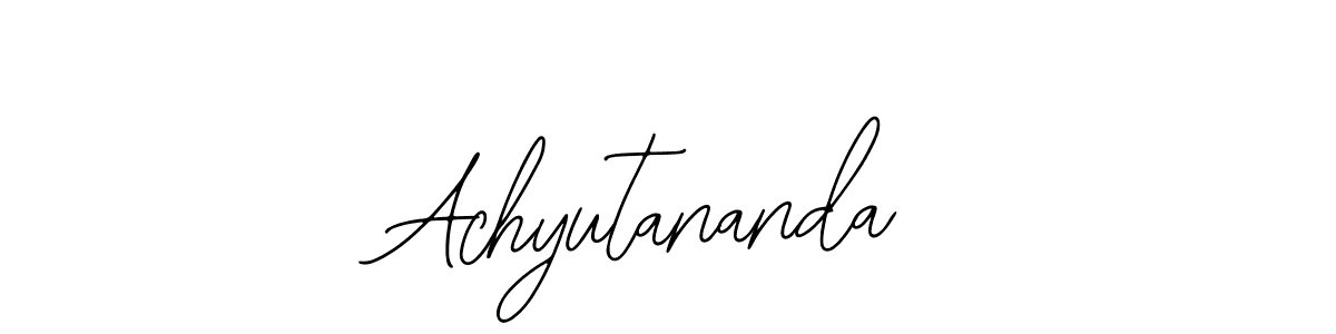Similarly Bearetta-2O07w is the best handwritten signature design. Signature creator online .You can use it as an online autograph creator for name Achyutananda. Achyutananda signature style 12 images and pictures png