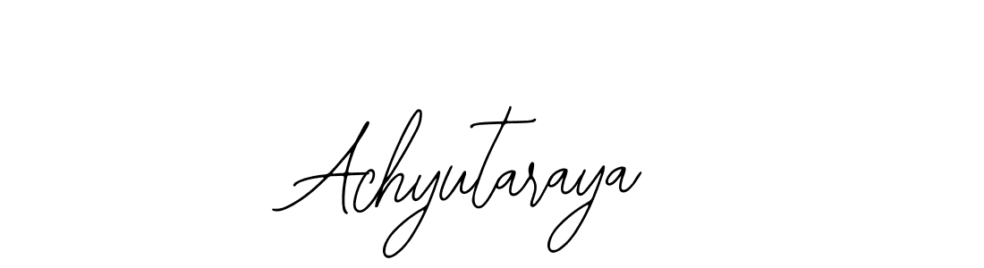 How to Draw Achyutaraya signature style? Bearetta-2O07w is a latest design signature styles for name Achyutaraya. Achyutaraya signature style 12 images and pictures png