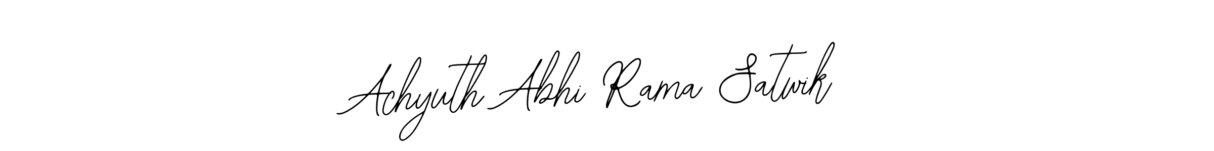 Achyuth Abhi Rama Satwik stylish signature style. Best Handwritten Sign (Bearetta-2O07w) for my name. Handwritten Signature Collection Ideas for my name Achyuth Abhi Rama Satwik. Achyuth Abhi Rama Satwik signature style 12 images and pictures png