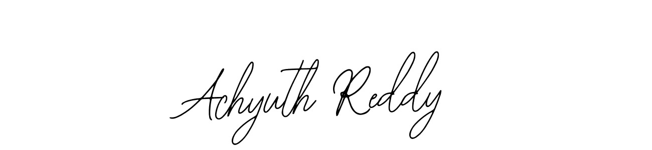 Also You can easily find your signature by using the search form. We will create Achyuth Reddy name handwritten signature images for you free of cost using Bearetta-2O07w sign style. Achyuth Reddy signature style 12 images and pictures png