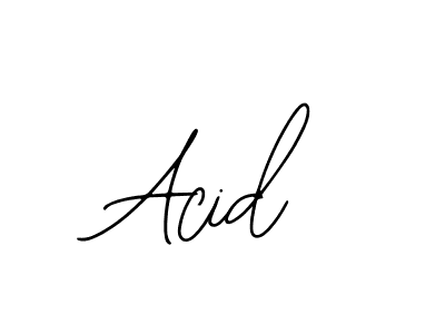 Use a signature maker to create a handwritten signature online. With this signature software, you can design (Bearetta-2O07w) your own signature for name Acid. Acid signature style 12 images and pictures png