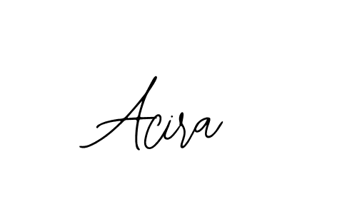 How to make Acira name signature. Use Bearetta-2O07w style for creating short signs online. This is the latest handwritten sign. Acira signature style 12 images and pictures png
