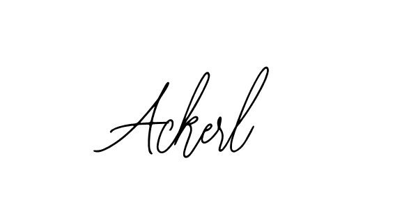 How to make Ackerl name signature. Use Bearetta-2O07w style for creating short signs online. This is the latest handwritten sign. Ackerl signature style 12 images and pictures png