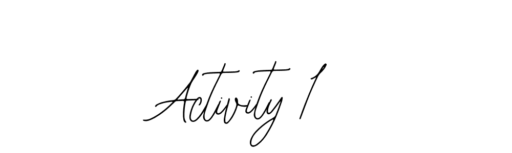 You should practise on your own different ways (Bearetta-2O07w) to write your name (Activity 1) in signature. don't let someone else do it for you. Activity 1 signature style 12 images and pictures png