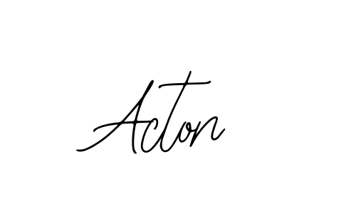 How to make Acton name signature. Use Bearetta-2O07w style for creating short signs online. This is the latest handwritten sign. Acton signature style 12 images and pictures png