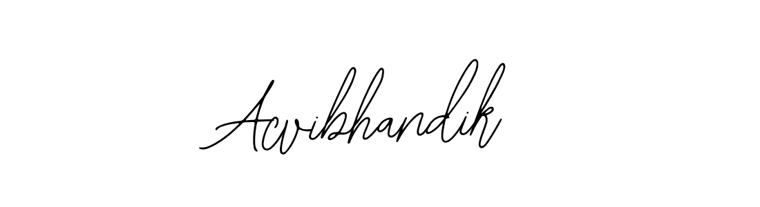 How to Draw Acvibhandik signature style? Bearetta-2O07w is a latest design signature styles for name Acvibhandik. Acvibhandik signature style 12 images and pictures png