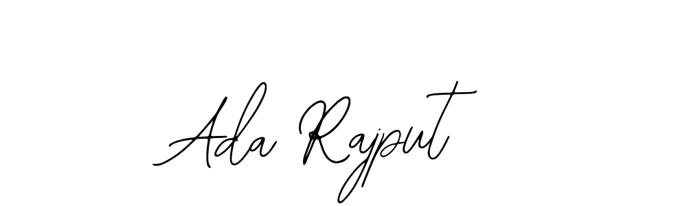 The best way (Bearetta-2O07w) to make a short signature is to pick only two or three words in your name. The name Ada Rajput include a total of six letters. For converting this name. Ada Rajput signature style 12 images and pictures png