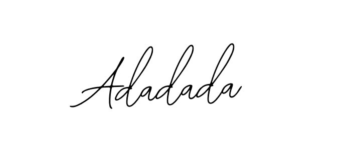 How to make Adadada name signature. Use Bearetta-2O07w style for creating short signs online. This is the latest handwritten sign. Adadada signature style 12 images and pictures png