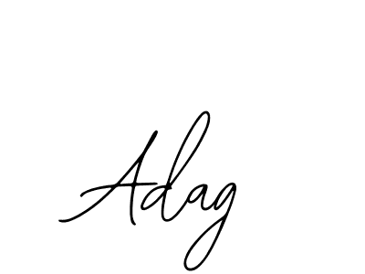 You should practise on your own different ways (Bearetta-2O07w) to write your name (Adag) in signature. don't let someone else do it for you. Adag signature style 12 images and pictures png