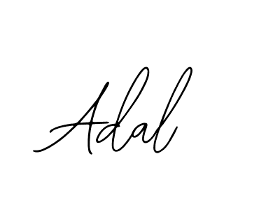 if you are searching for the best signature style for your name Adal. so please give up your signature search. here we have designed multiple signature styles  using Bearetta-2O07w. Adal signature style 12 images and pictures png