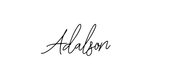 Use a signature maker to create a handwritten signature online. With this signature software, you can design (Bearetta-2O07w) your own signature for name Adalson. Adalson signature style 12 images and pictures png