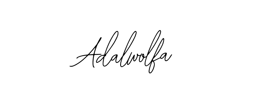 Use a signature maker to create a handwritten signature online. With this signature software, you can design (Bearetta-2O07w) your own signature for name Adalwolfa. Adalwolfa signature style 12 images and pictures png