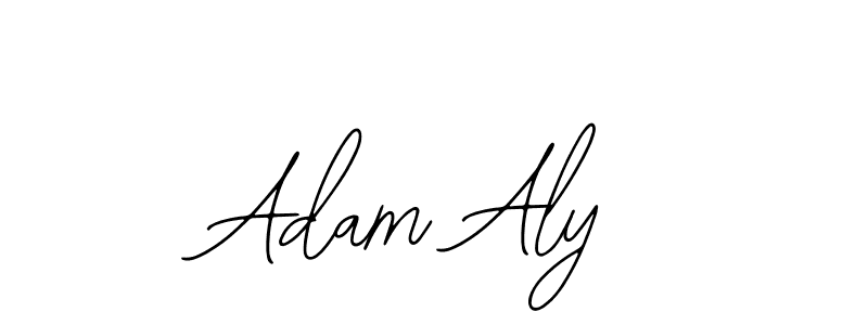 How to make Adam Aly name signature. Use Bearetta-2O07w style for creating short signs online. This is the latest handwritten sign. Adam Aly signature style 12 images and pictures png