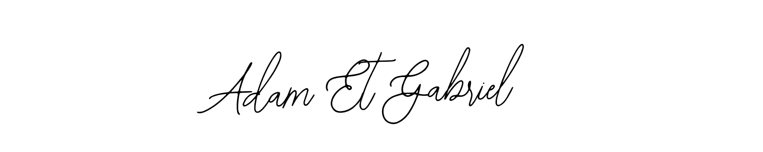 Make a beautiful signature design for name Adam Et Gabriel. Use this online signature maker to create a handwritten signature for free. Adam Et Gabriel signature style 12 images and pictures png