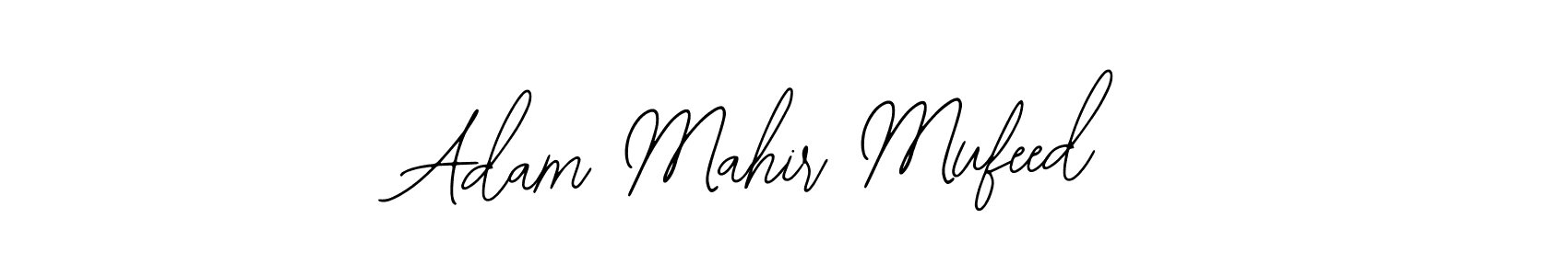 How to make Adam Mahir Mufeed name signature. Use Bearetta-2O07w style for creating short signs online. This is the latest handwritten sign. Adam Mahir Mufeed signature style 12 images and pictures png