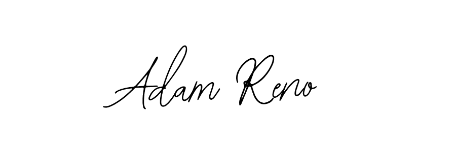 You should practise on your own different ways (Bearetta-2O07w) to write your name (Adam Reno) in signature. don't let someone else do it for you. Adam Reno signature style 12 images and pictures png