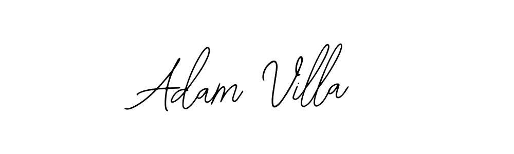 if you are searching for the best signature style for your name Adam Villa. so please give up your signature search. here we have designed multiple signature styles  using Bearetta-2O07w. Adam Villa signature style 12 images and pictures png