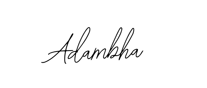 Similarly Bearetta-2O07w is the best handwritten signature design. Signature creator online .You can use it as an online autograph creator for name Adambha. Adambha signature style 12 images and pictures png