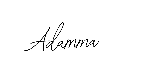 Use a signature maker to create a handwritten signature online. With this signature software, you can design (Bearetta-2O07w) your own signature for name Adamma. Adamma signature style 12 images and pictures png