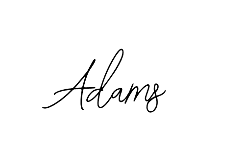 Design your own signature with our free online signature maker. With this signature software, you can create a handwritten (Bearetta-2O07w) signature for name Adams. Adams signature style 12 images and pictures png