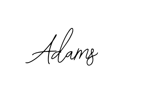 Design your own signature with our free online signature maker. With this signature software, you can create a handwritten (Bearetta-2O07w) signature for name Adams. Adams signature style 12 images and pictures png