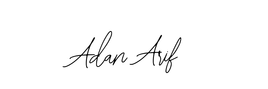 How to make Adan Arif name signature. Use Bearetta-2O07w style for creating short signs online. This is the latest handwritten sign. Adan Arif signature style 12 images and pictures png