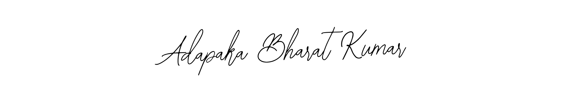 if you are searching for the best signature style for your name Adapaka Bharat Kumar. so please give up your signature search. here we have designed multiple signature styles  using Bearetta-2O07w. Adapaka Bharat Kumar signature style 12 images and pictures png