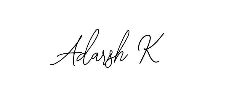 Adarsh K stylish signature style. Best Handwritten Sign (Bearetta-2O07w) for my name. Handwritten Signature Collection Ideas for my name Adarsh K. Adarsh K signature style 12 images and pictures png