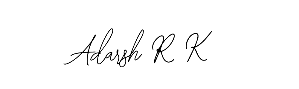 Design your own signature with our free online signature maker. With this signature software, you can create a handwritten (Bearetta-2O07w) signature for name Adarsh R K. Adarsh R K signature style 12 images and pictures png