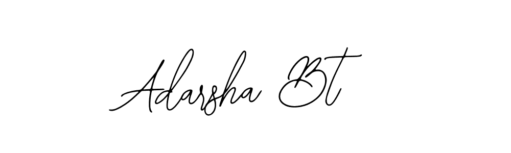 How to make Adarsha Bt signature? Bearetta-2O07w is a professional autograph style. Create handwritten signature for Adarsha Bt name. Adarsha Bt signature style 12 images and pictures png