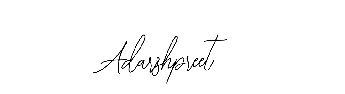 How to make Adarshpreet name signature. Use Bearetta-2O07w style for creating short signs online. This is the latest handwritten sign. Adarshpreet signature style 12 images and pictures png