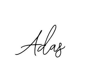 Design your own signature with our free online signature maker. With this signature software, you can create a handwritten (Bearetta-2O07w) signature for name Adas. Adas signature style 12 images and pictures png